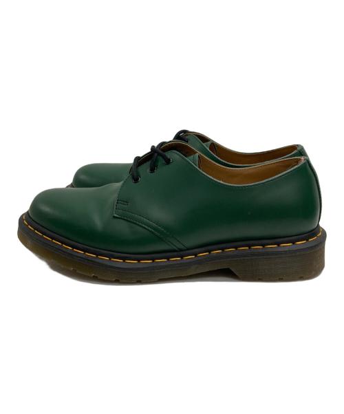 Dr.Martens（ドクターマーチン）Dr.Martens (ドクターマーチン) 3ホールシューズ グリーン サイズ:SIZE 43の古着・服飾アイテム