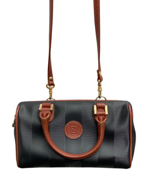 FENDI（フェンディ）FENDI (フェンディ) ミニボストンバッグ ブラックの古着・服飾アイテム