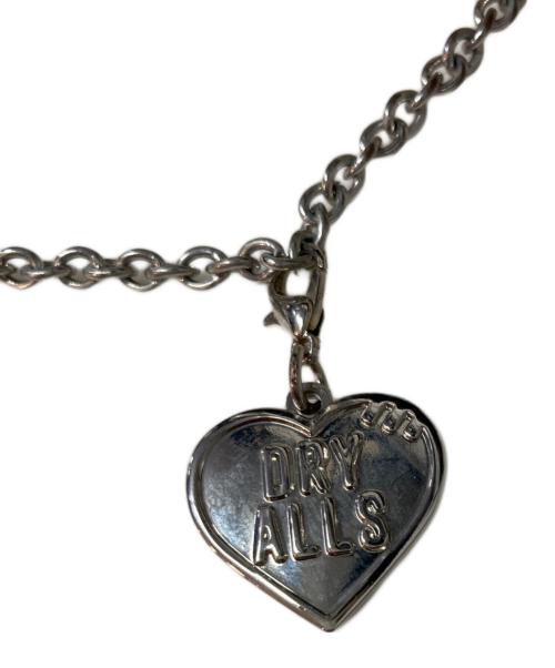 HUMAN MADE（ヒューマンメイド）HUMAN MADE (ヒューマンメイド) ハート型ネックレス シルバー×マルチカラーの古着・服飾アイテム