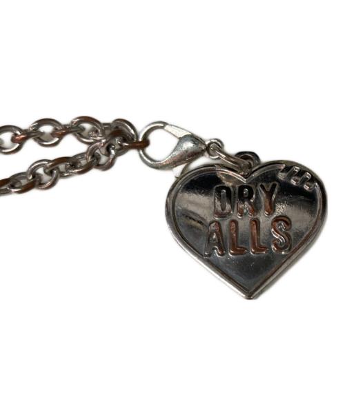 HUMAN MADE（ヒューマンメイド）HUMAN MADE (ヒューマンメイド) ハート型ネックレス シルバー×マルチカラーの古着・服飾アイテム