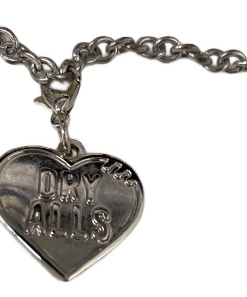 HUMAN MADE（ヒューマンメイド）HUMAN MADE (ヒューマンメイド) ハート型ネックレス シルバー×マルチカラーの古着・服飾アイテム