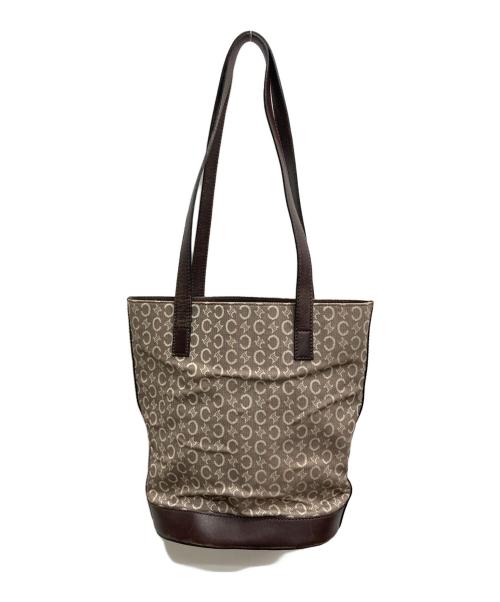 CELINE（セリーヌ）CELINE (セリーヌ) マカダムトートバッグ サルキー ブラウンの古着・服飾アイテム