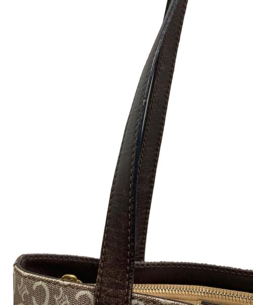 CELINE（セリーヌ）CELINE (セリーヌ) マカダムトートバッグ サルキー ブラウンの古着・服飾アイテム