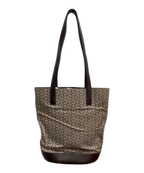CELINE（セリーヌ）CELINE (セリーヌ) マカダムトートバッグ サルキー ブラウンの古着・服飾アイテム
