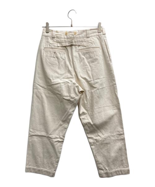 NIGEL CABOURN（ナイジェルケーボン）NIGEL CABOURN (ナイジェルケーボン) ヘリンボーンパンツ アイボリー サイズ:10の古着・服飾アイテム