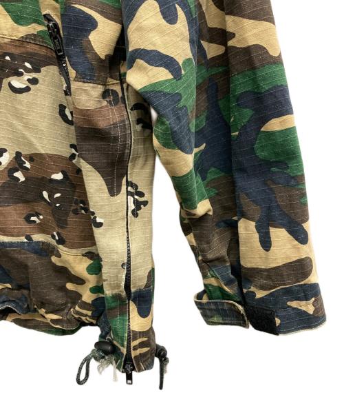 stussy（ステューシー）stussy (ステューシー) カモ柄アノラックパーカー オリーブ×ベージュ サイズ:Lの古着・服飾アイテム