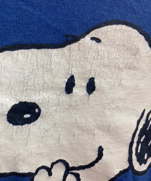 PEANUTS（ピーナッツ）PEANUTS (ピーナッツ) プリントTシャツ ブルー サイズ:XLの古着・服飾アイテム