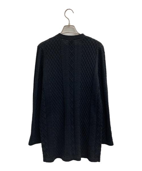 Sov.（ソブ）Sov. (ソブ) ニットジャケット ブラック サイズ:36の古着・服飾アイテム