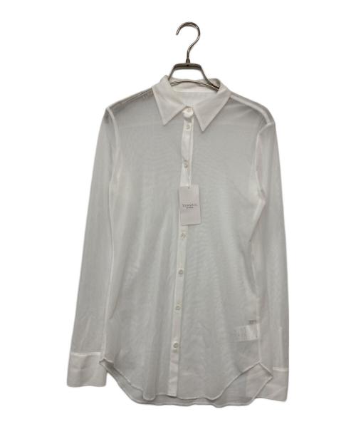 VERMEIL par iena（ヴェルメイユ パー イエナ）VERMEIL par iena (ヴェルメイユ パー イエナ) シアーシャツ ホワイト サイズ:Freeの古着・服飾アイテム
