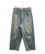 ROTOLロトル）の古着「TRIPLE SEAMS 6P DENIM DAMAGED（トリプルシームズ6Pデニムダメージド）」｜ブルー
