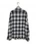 SUGAR CANE (シュガーケーン) RAYON OMBRE CHECK OPEN SHIRT（レーヨンオンブレチェックオープンシャツ） グレー サイズ:L：10000円