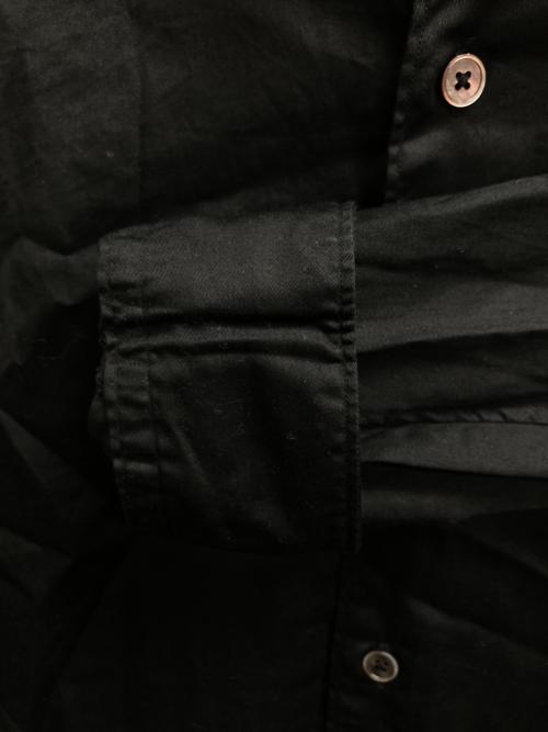 SHINYA（シンヤ）SHINYA (シンヤ) フルコットンシャツ ブラック サイズ:3の古着・服飾アイテム