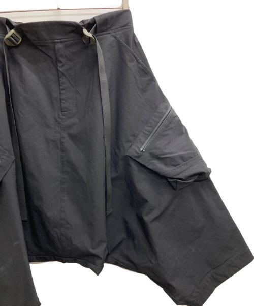 NOSUCISM（ノスシズム）NOSUCISM (ノスシズム) ナイロンサルエルパンツ ブラック サイズ:Mの古着・服飾アイテム