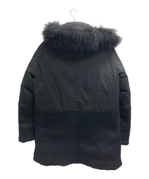 JOSEPH HOMME（ジョゼフ オム）JOSEPH HOMME (ジョゼフ オム) ラクーンファーダウンコート ブラック サイズ:50の古着・服飾アイテム