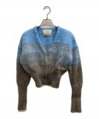 TELOPLANテーロプラン）の古着「Atitaya Colour Gradient Knit（アティタヤカラーグラディエントニット）」｜スカイブルー