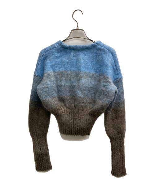 TELOPLAN（テーロプラン）TELOPLAN (テーロプラン) Atitaya Colour Gradient Knit（アティタヤカラーグラディエントニット） スカイブルー サイズ:Fの古着・服飾アイテム