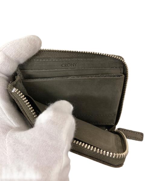 CRONY（クローニー）CRONY (クローニー) ジップウォレット カーキの古着・服飾アイテム