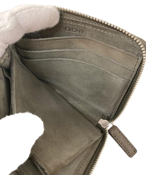 CRONY（クローニー）CRONY (クローニー) ジップウォレット カーキの古着・服飾アイテム