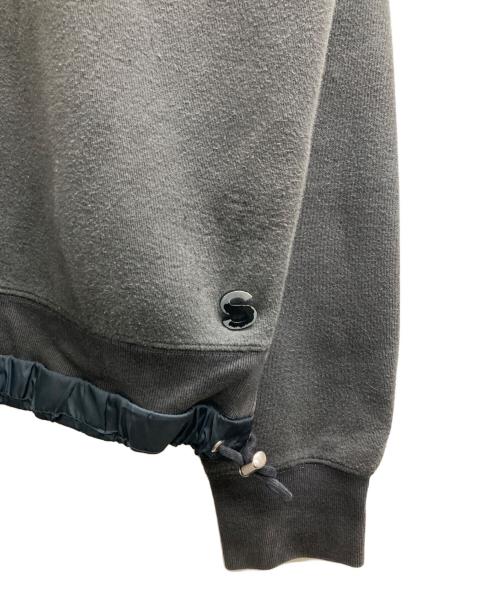 sacai（サカイ）sacai (サカイ) Studs Sponge Sweat Pullover グレー サイズ:2の古着・服飾アイテム