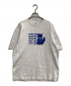 ADER error×maison kitsuneアーダーエラー×メゾンキツネ）の古着「コラボTシャツ」｜ホワイト