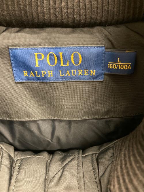 POLO RALPH LAUREN（ポロ・ラルフローレン）POLO RALPH LAUREN (ポロ・ラルフローレン) ダウンジャケット ブラック サイズ:Lの古着・服飾アイテム