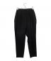 ENFOLD (エンフォルド) RELAX TROUSERS ブラック サイズ:38：5000円