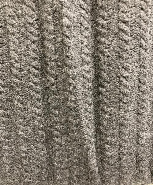 nest Robe（ネストローブ）nest Robe (ネストローブ) ラムウールニットチルデンベスト グレー サイズ:Fの古着・服飾アイテム