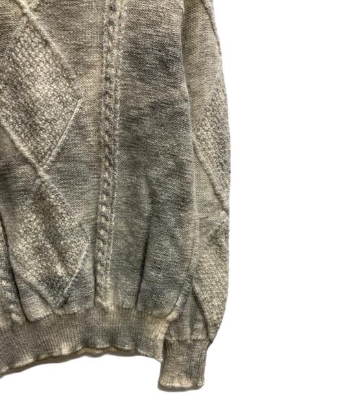 MM6 Maison Margiela（エムエムシックスメゾンマルジェラ）MM6 Maison Margiela (エムエムシックスメゾンマルジェラ) ケーブルニットセーター ベージュ サイズ:Mの古着・服飾アイテム