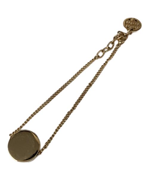 MIU MIU（ミュウミュウ）MIU MIU (ミュウミュウ) チェーンブレスレット ピンクの古着・服飾アイテム