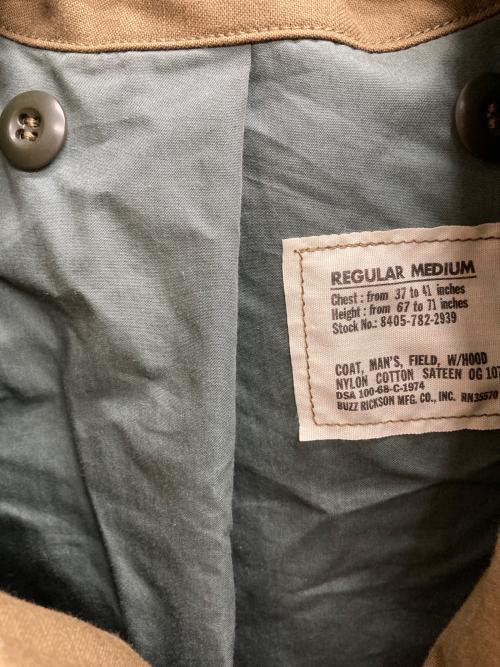 BUZZ RICKSON'S（バズリクソンズ）Buzz Rickson's (バズリクソンズ) M-65フィールドジャケット カーキ サイズ:Mの古着・服飾アイテム