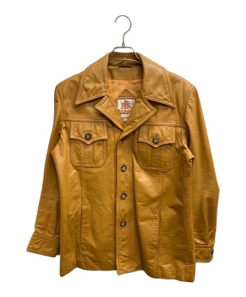 BARACUTA（バラクータ）BARACUTA (バラクータ) 70’sレザージャケット イエロー サイズ:40の古着・服飾アイテム