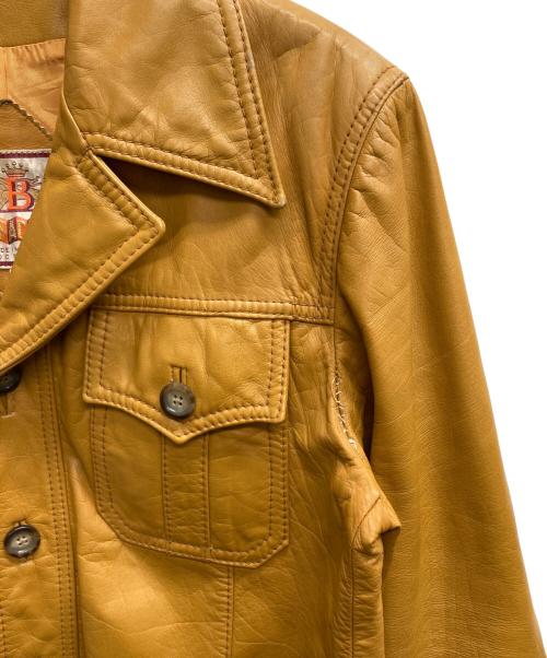 BARACUTA（バラクータ）BARACUTA (バラクータ) 70’sレザージャケット イエロー サイズ:40の古着・服飾アイテム