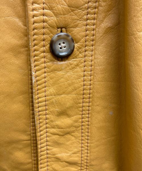 BARACUTA（バラクータ）BARACUTA (バラクータ) 70’sレザージャケット イエロー サイズ:40の古着・服飾アイテム