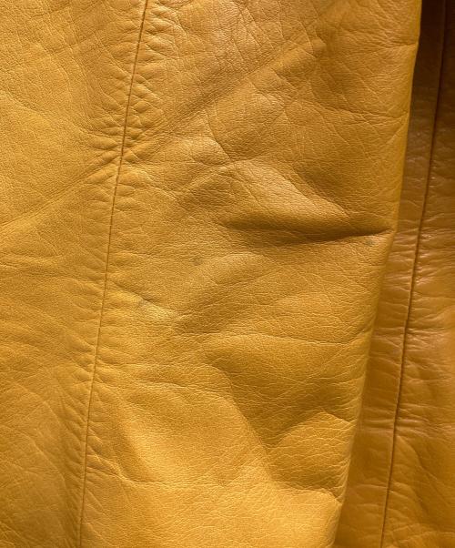 BARACUTA（バラクータ）BARACUTA (バラクータ) 70’sレザージャケット イエロー サイズ:40の古着・服飾アイテム
