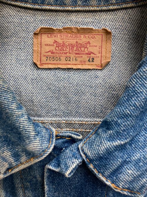 LEVI'S（リーバイス）LEVI'S (リーバイス) 4th 80sトラッカージャケット インディゴ サイズ:42の古着・服飾アイテム