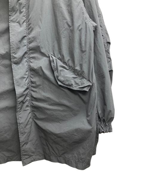 ATON（エイトン）ATON (エイトン) AIR VENTILE SHORT MODS COAT（エア　ベンタイル　ショート　モッズコート） チャコールグレー サイズ:2の古着・服飾アイテム