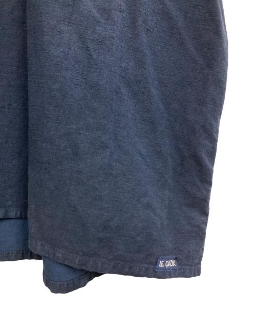 LE GLAZIK（ル グラジック）LE GLAZIK (ル グラジック) ハーフスリーブスモック ネイビー サイズ:38の古着・服飾アイテム