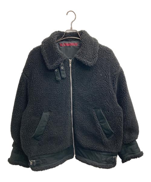 RNA（アールエヌエー）RNA (アールエヌエー) ボアジャケット ブラック サイズ:Mの古着・服飾アイテム