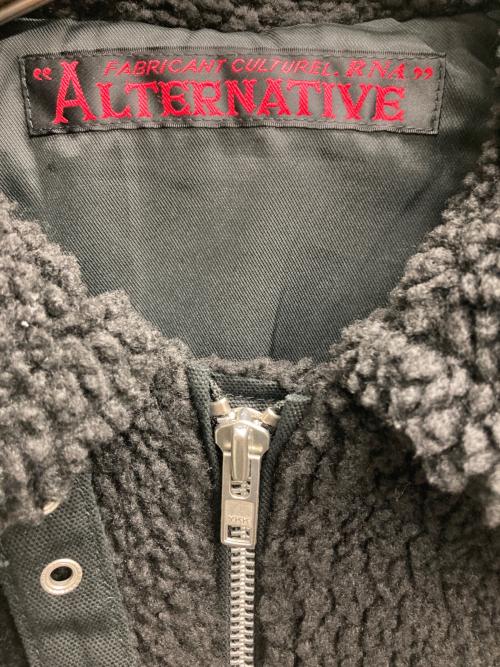 RNA（アールエヌエー）RNA (アールエヌエー) ボアジャケット ブラック サイズ:Mの古着・服飾アイテム