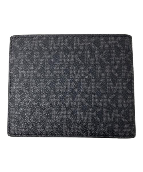 MICHAEL KORS（マイケル・コース）MICHAEL KORS (マイケル・コース) 2つ折り財布 ブラックの古着・服飾アイテム