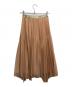 allureville (アルアバイル) マットトリコットプリーツスカート ベージュ サイズ:1：8000円