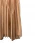 中古・古着 allureville (アルアバイル) マットトリコットプリーツスカート ベージュ サイズ:1：8000円