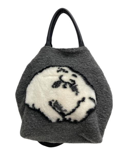 Teresa Cambi（テレサカンビ）Teresa Cambi (テレサカンビ) パグ ショルダーバッグ 2way グレーの古着・服飾アイテム