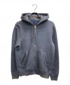 LOUIS VUITTONルイ ヴィトン）の古着「トラベルジップアップフーディーパーカー」｜ブルー