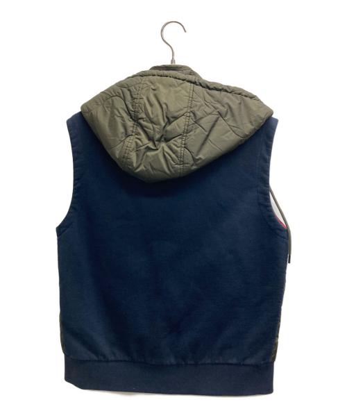 MONCLER（モンクレール）MONCLER (モンクレール) MAGLIA 切替ダウンベスト カーキ サイズ:Lの古着・服飾アイテム