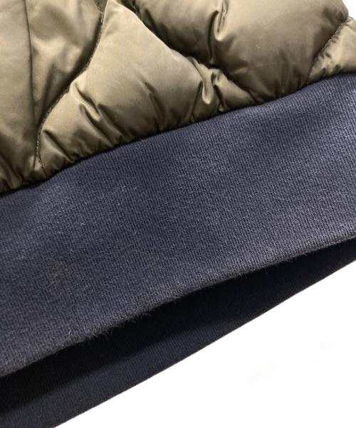 MONCLER（モンクレール）MONCLER (モンクレール) MAGLIA 切替ダウンベスト カーキ サイズ:Lの古着・服飾アイテム
