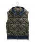 MONCLER（モンクレール）の古着「MAGLIA 切替ダウンベスト」｜カーキ