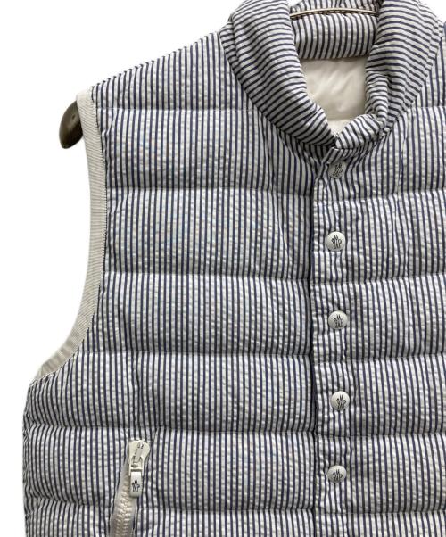 MONCLER GAMME BLEU（モンクレール ガム ブルー）MONCLER GAMME BLEU (モンクレール ガム ブルー) GILET ダウンベスト ホワイト サイズ:2の古着・服飾アイテム