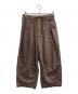Needles（ニードルズ）の古着「ヒザデルパンツ」｜ブラウン