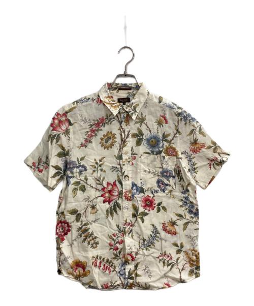 Paul Smith COLLECTION（ポールスミス コレクション）Paul Smith COLLECTION (ポールスミス コレクション) 花柄リネンシャツ ベージュ サイズ:Sの古着・服飾アイテム